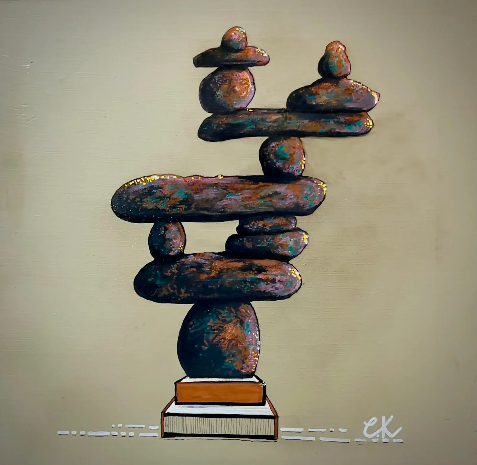 Gravity Rock 2. - Akryl av KvantART